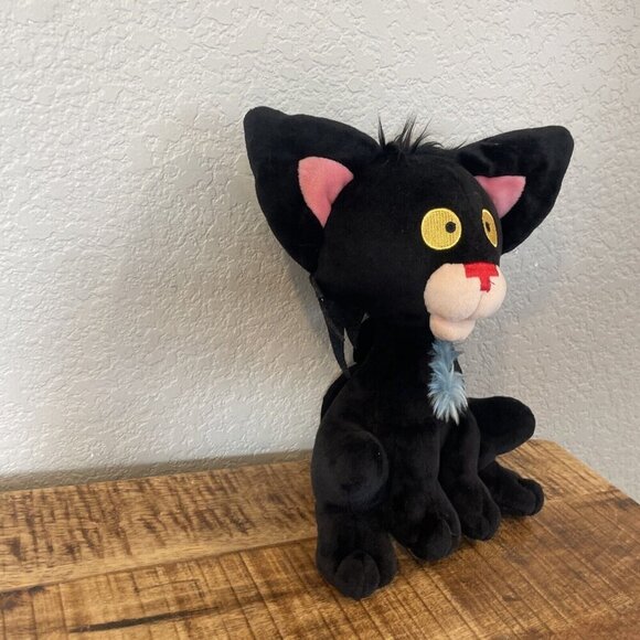 Bad Kitty Plush Doll 12” Merry Makers Black Cat Stuffed Animal - Picture 5 of 9